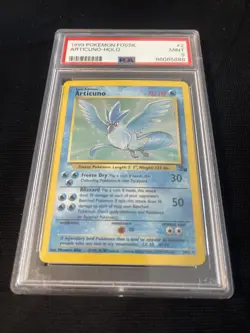 1999 POKEMON FOSSIL #2 ARTICUNO-HOLO PSA 9 - Image 3
