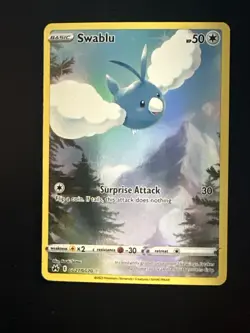 SWABLU ~ Pokemon TCG: CROWN ZENITH ~ GG27 FULL ART NM-M - Image 1