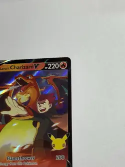Pokemon TCG Lance's Charizard V SWSH133 Promo Celebrations - Image 3