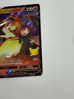 Pokemon TCG Lance's Charizard V SWSH133 Promo Celebrations - Image 4