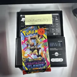 22.81g Mega Evolution Phantasmal Flames Pokemon Booster Pack - Sealed - Image 1