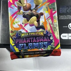 22.81g Mega Evolution Phantasmal Flames Pokemon Booster Pack - Sealed - Image 2