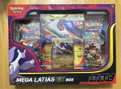 Pokemon TCG: Mega Evolution : Mega Latias ex Collection Box New Sealed - Image 1