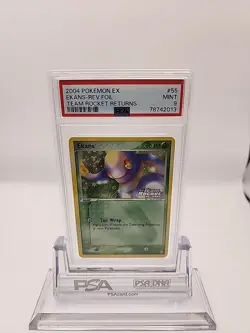 PSA 9 MINT 2004 Pokemon Team Rocket Returns Ekans Reverse Holo stamped EX 55/109 - Image 1