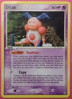 2005 Pokemon Ditto #38/113 Delta Species 60 HP Regular - Image 1