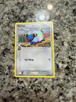Mareep Dragon Frontiers EX Series POKEMON Reverse Holo Foil Stamped 2006 #54 A - Image 1