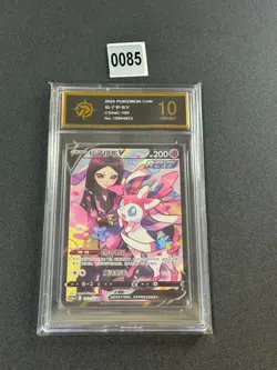 Pokemon TCG Sylveon V CSR 160- Scarlet & Violet, CS4aC-160 HOLO NM P10 - Image 1