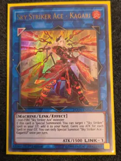 1x Yu-Gi-Oh! Sky Striker Ace - Kagari - DUOV-EN060 - Ultra Rare - 1st Ed - NM - Image 1
