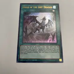 Yugioh! Dirge of the Lost Dragon - MP20-EN079 - Ultra Rare - 1st Edition Near NM - Image 1