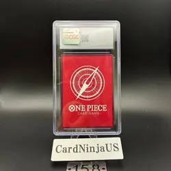 CGC 10 GEM MINT Roronoa Zoro Parallel OP01-001 L 25th Edition ONE PIECE Card 158 - Image 2