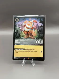 Disney Lorcana Doc-Bold Knight Rare Steel 193/204 Shimmering Skies Regular - Image 1