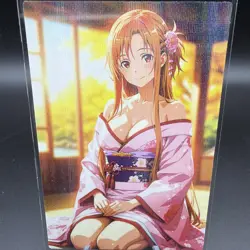 Asuna Yuuki Anime Waifu Card Doujin ACG Goddess Holo - Image 1