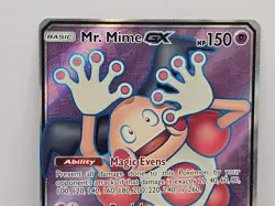 Pokemon Mr. Mime GX Full Art Holo Card 156/168 Celestial Storm Ultra Rare LP - Image 2
