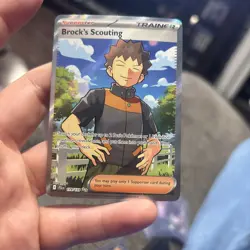 Pokemon TCG: Brock's Scouting #179/159 Journey Together Ultra Rare Card NM - Image 1