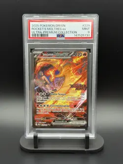 Team Rocket's Moltres ex - (Destined Rivals Stamp) 229/182 Miscellaneous Cards & - Image 1
