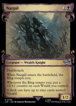 MTG Nazgul (0730) - Foil - Showcase Scrolls, The Lord of the Rings: Tales of Mid - Image 1