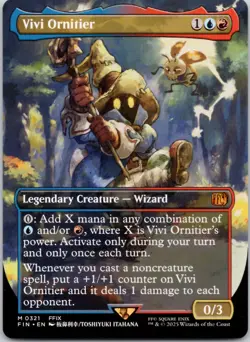 Vivi Ornitier (Borderless) 321 FINAL FANTASY NM MTG - Image 1