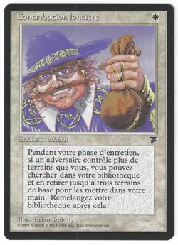 ►Magic-Style◄ MTG - Land Tax - French Renaissance FBB - NM/NM- - Image 1