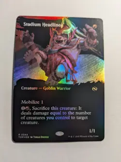 Stadium Headliner (Borderless) 344 Tarkir: Dragonstorm Foil MtG - Image 1