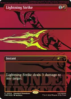 Magic The Gathering MTG LIGHTNING STRIKE FOIL Standard Showdown NM Near Mint - Image 1