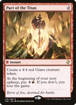 ~1x Pact of the Titan x1 ~NM~ TSR Magic the Gathering MtG~ - Image 1