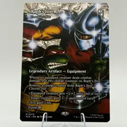 MTG Teenage Mutant Ninja Turtles - Raph's Jitte [Umezawa's Jitte] - PZA - NM - Image 1