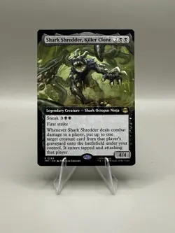 x1 Shark Shredder, Killer Clone - Foil R MTG Teenage Mutant Ninja Turtles M/NM, - Image 1