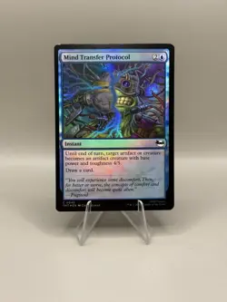 Mind Transfer Protocol - 45 - MTG: Teenage Mutant Ninja Turtles - Common - Foil - Image 1