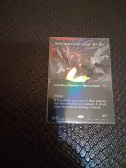 Neriv, Heart Of The Storm Borderless Foil Tarkir Dragonstorm MTG NM - Image 1