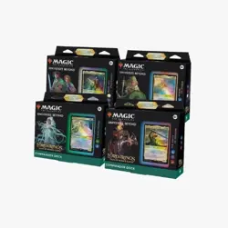 Set 4x Commander Decks Lord of the Rings Tales Middle Earth LTR MTG - Image 1