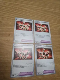 4X Defiance Band 169/198 X4 - Scarlet & Violet Base Playset - Pokemon TCG - Image 2