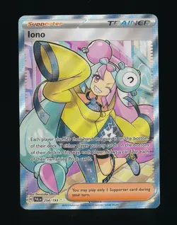 IONO 254/193 PALDEA EVOLVED HOLO ULTRA RARE FULL ART 2023 POKEMON TCG (E) - Image 1