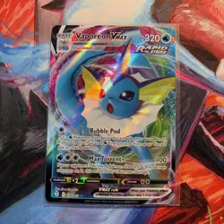 Pokemon TCG Vaporeon VMAX 030/203 Evolving Skies NM/M - Image 1