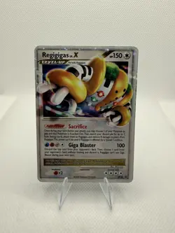 Pokemon TCG Regigigas LV.X DP30 Diamond and Pearl Holo - Image 1
