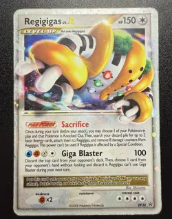Pokemon TCG Regigigas LV.X DP30 Diamond and Pearl Holo - Image 3