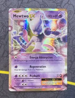 2016 Pokemon XY Evolutions Mewtwo Holo #52/108 - Image 1