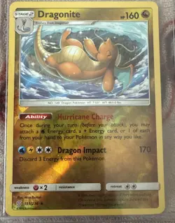 Dragonite 151/236 Rare Unified Minds Pokemon Reverse Holo TCG 2019 - Image 1