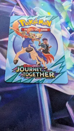 Pokemon TCG Journey Together Trainer Tips Art Card Ft. Hop & Zacian Ex - Image 1