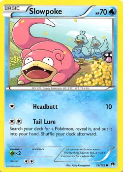 Slowpoke 19/122 XY - BREAKpoint Pokemon 005103 - Image 1