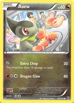 Axew (109) 109/162 XY - BREAKthrough Pokemon 004900 - Image 1