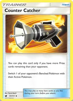 Counter Catcher 91/111 SM - Crimson Invasion Pokemon 004933 - Image 1