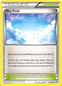 Sky Field 89/108 XY - Roaring Skies Pokemon 004558 - Image 1