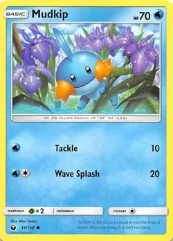 Mudkip (33) 33/168 SM - Celestial Storm Pokemon 004572 - Image 1