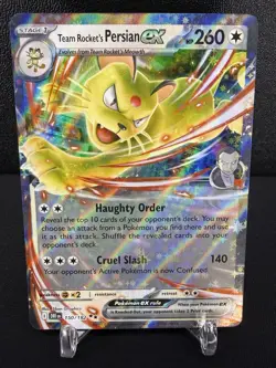 Pokemon Scarlet & Violet Destined Rivals Team Rockets Persian Ex 150/182 - Image 1