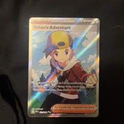 Pokemon Ethan's Adventure 221/182 Destined Rivals Ultra Rare Full Art Holo NM - Image 1