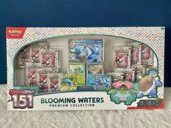 Pokemon Scarlet & Violet 151 Blooming Waters Premium Collection Box Sealed - Image 1