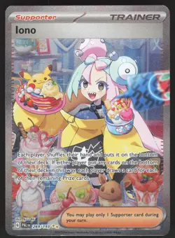 Iono 269/193 Special Illustration Rare Pokemon TCG SV02: Paldea Evolved NM - Image 1
