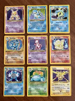 1999 Pokemon Base Set Holo Lot - Blastoise Venusaur Alakazam Mewtwo Machamp - Image 1