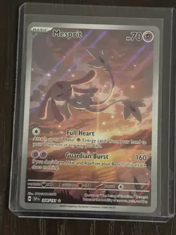 Pokemon Mesprit 204/191 Sv08: Surging Sparks Illustration Rare Holo 70 HP Eng - Image 1