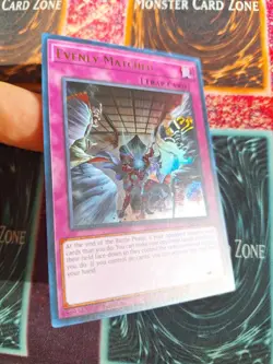 Yu-Gi-Oh! Evenly Matched RA01-EN074 Ultra Rare 1st Edition Near Mint - Image 2